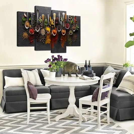 Food Photos Painting On Canvas Stretched Frame