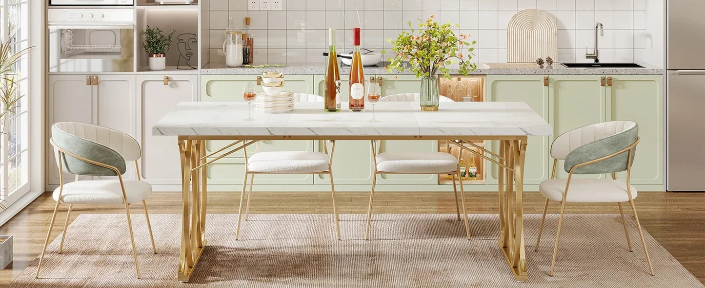 " Large Kitchen Table for 4-6 People