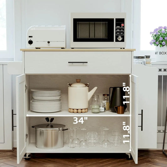 Kitchen Island with Storage,