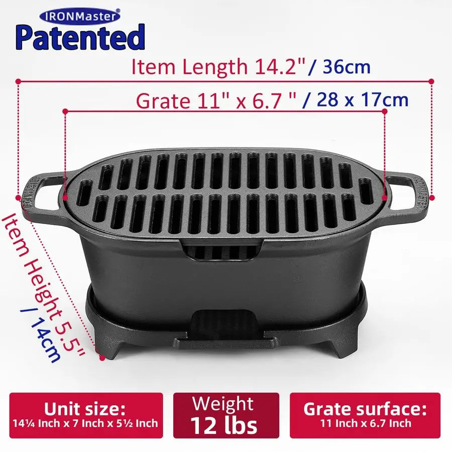 Mini 100 Cast Iron Hibachi Grill