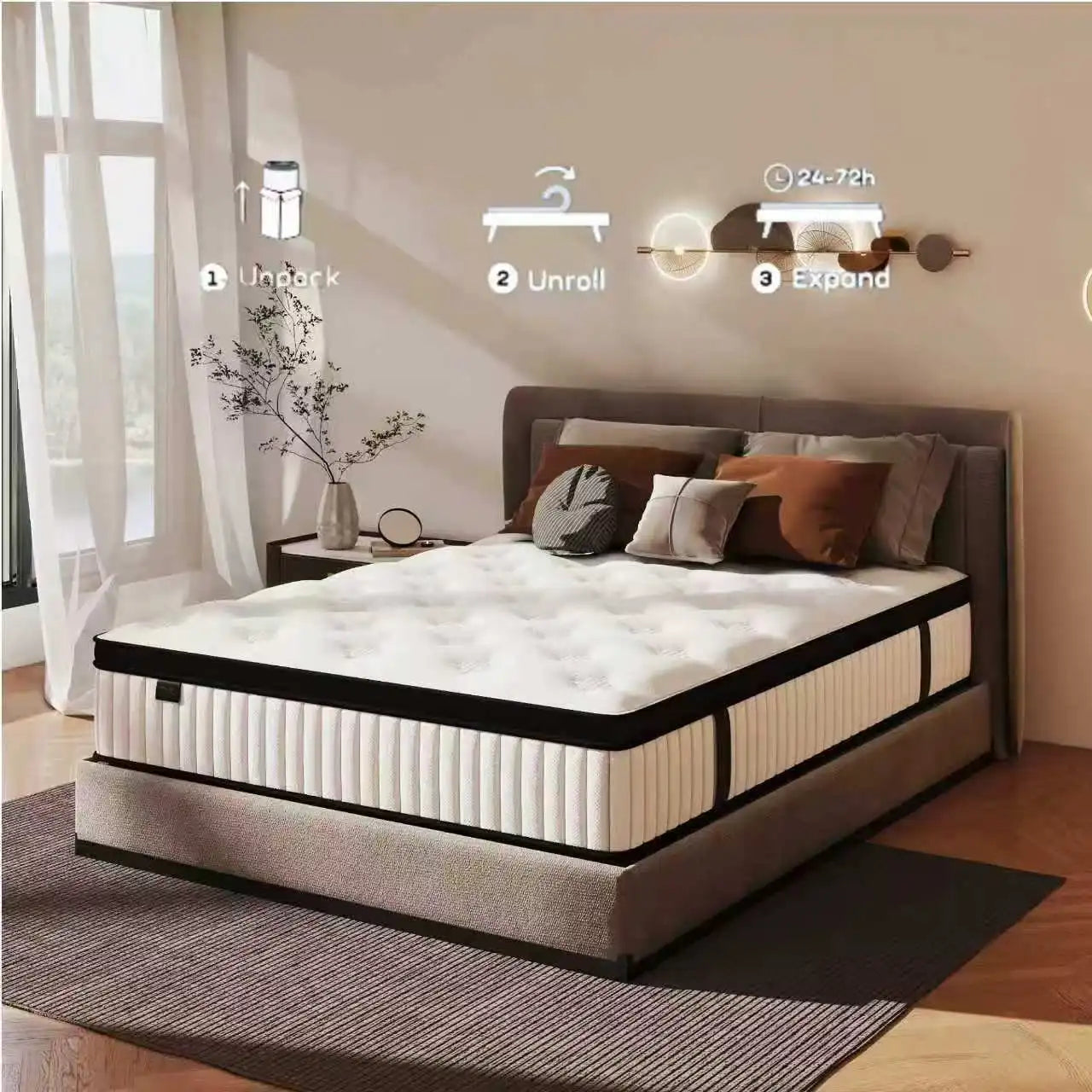 10/12 inch Queen/Full/King Mattress