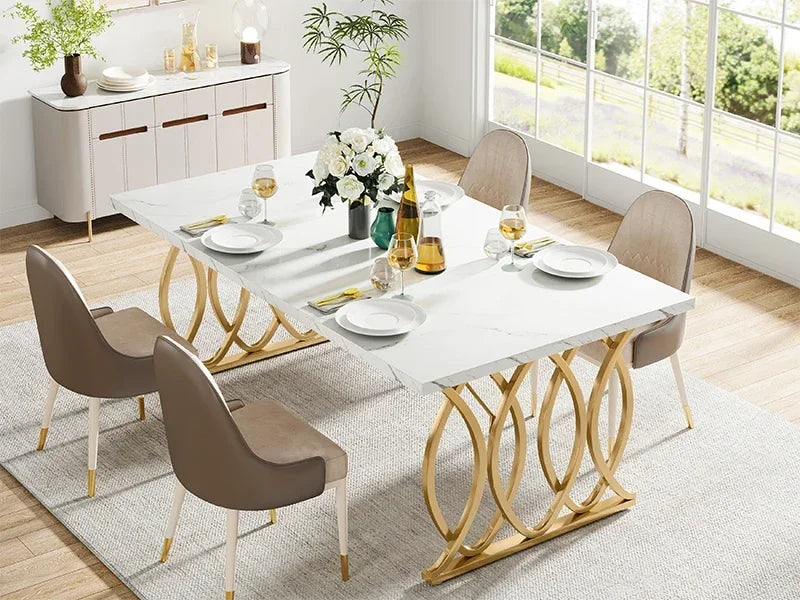 " Large Kitchen Table for 4-6 People