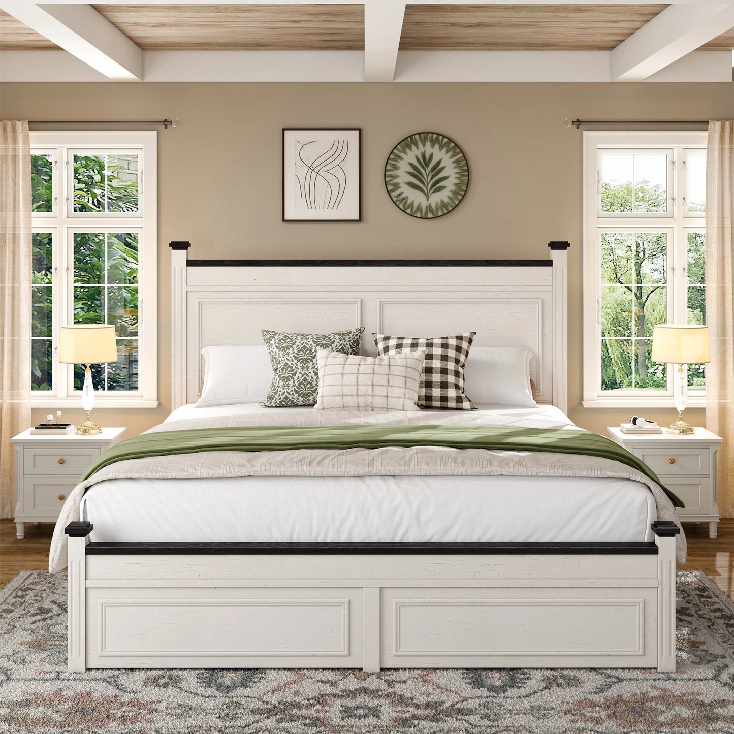 51.25" H Headboard Bed Frame