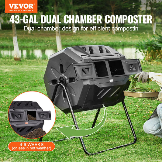 SucceBuy Compost Bin 18.5/37/43Gal