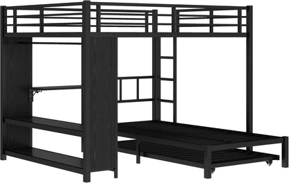 Queen Over Twin Bunk Bed