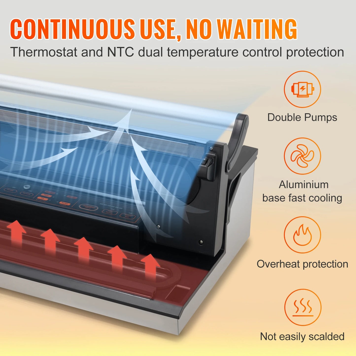 SucceBuy Commercial Vacuum Sealer Machine