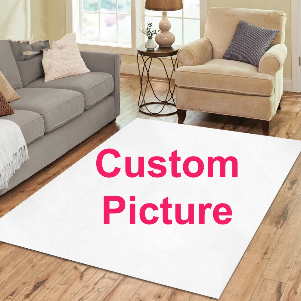 Black Music Note Area Rug Vintage  Throw Rugs