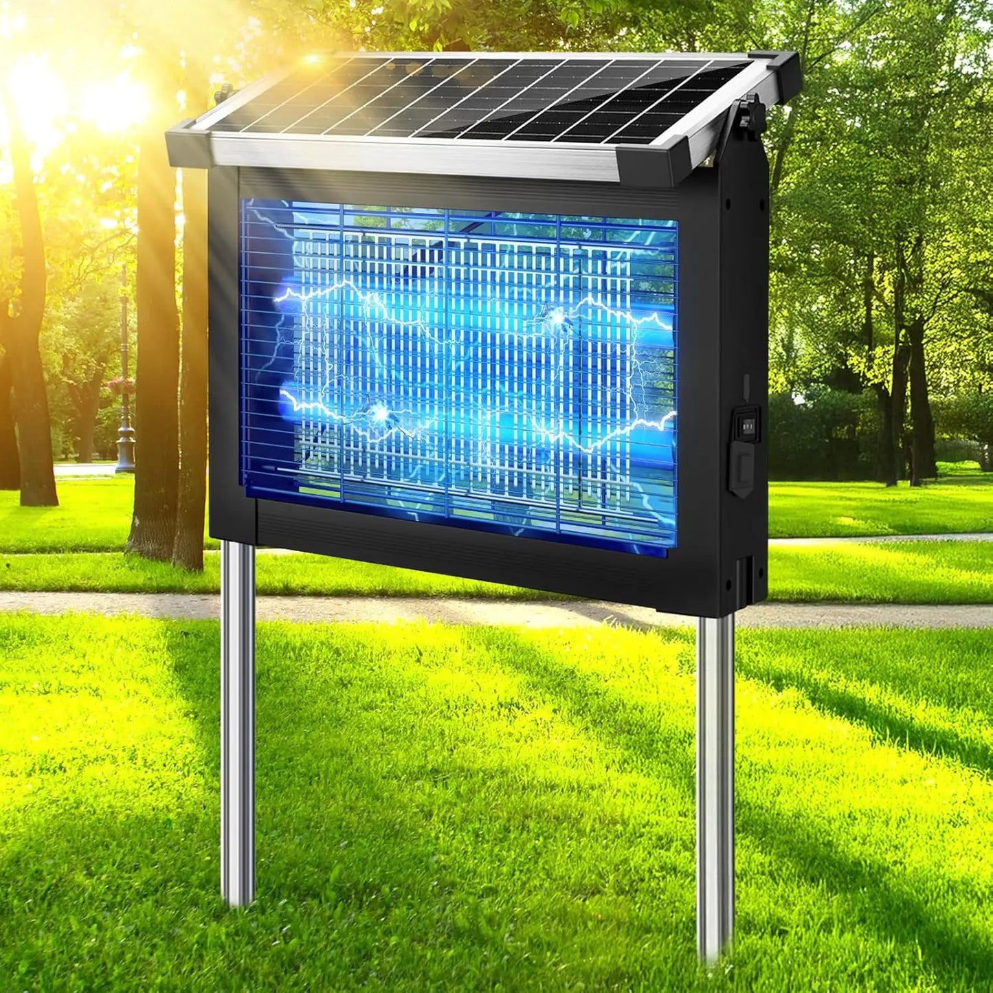Solar Bug Zapper Outdoor,