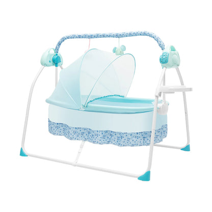 Cradle Swing Sleeping Bed Auto Rocking Chair Bed Swing 5 Speed Stand Baskets Musical Sleeping Basket 0-18 Months