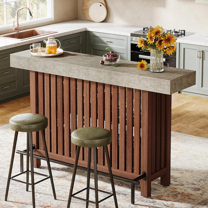 LITTLE TREE 63-Inch Large Home Bar