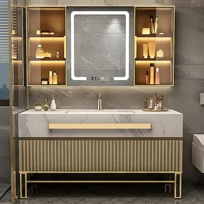 Hot Selling Style Washroom Luxury Wall Vanities