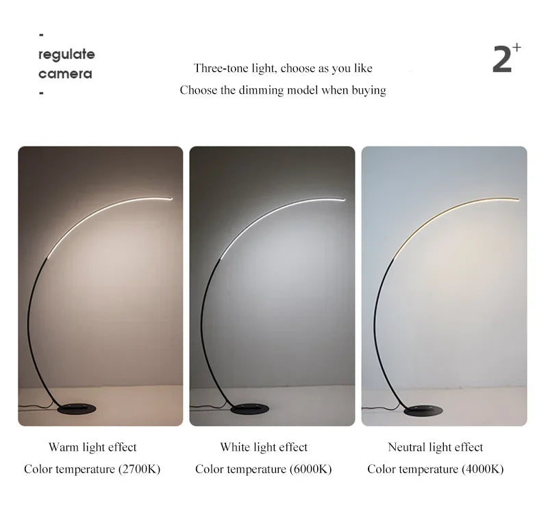 Minimalist Modern Living Room LED Floor Lamps