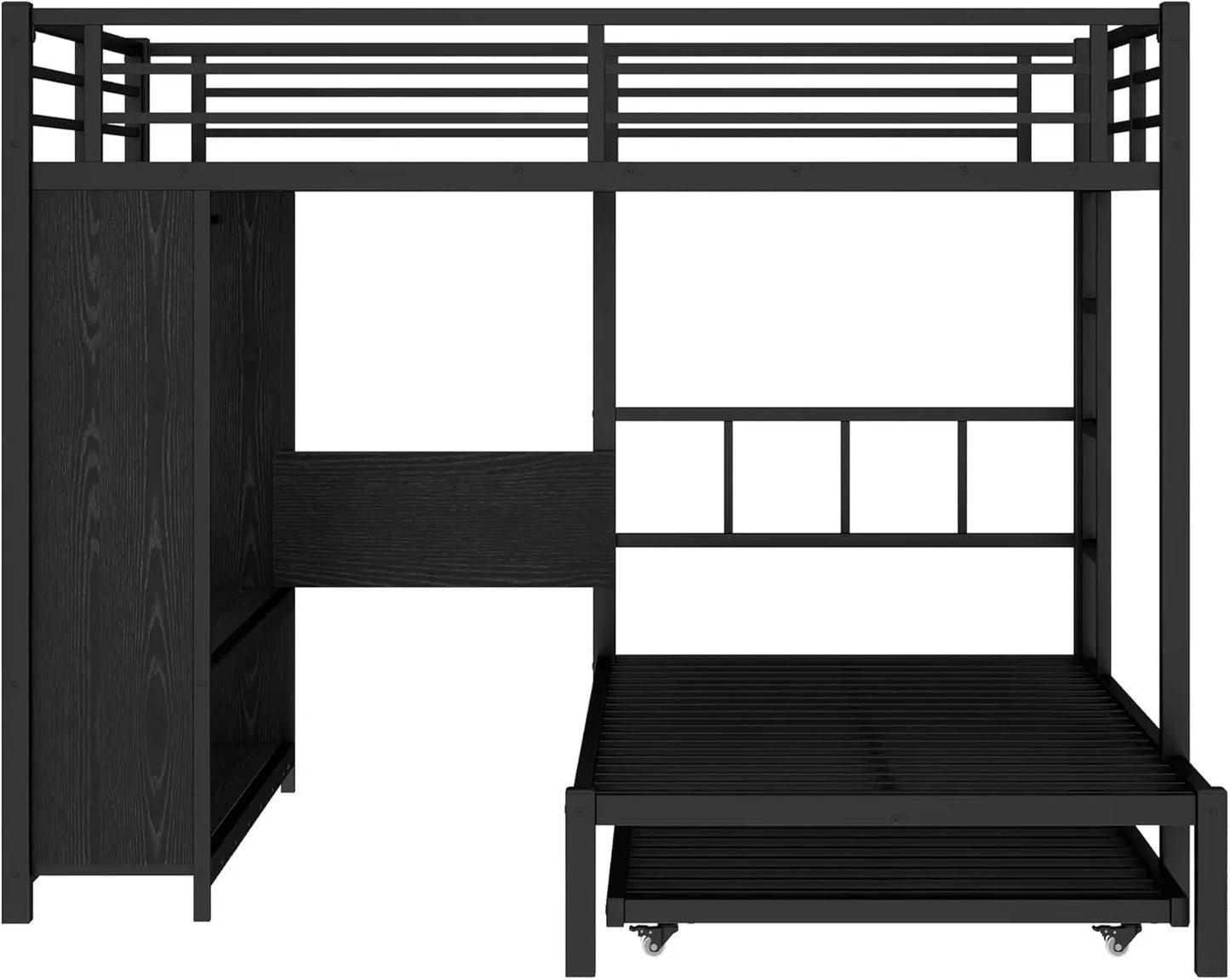 Queen Over Twin Bunk Bed