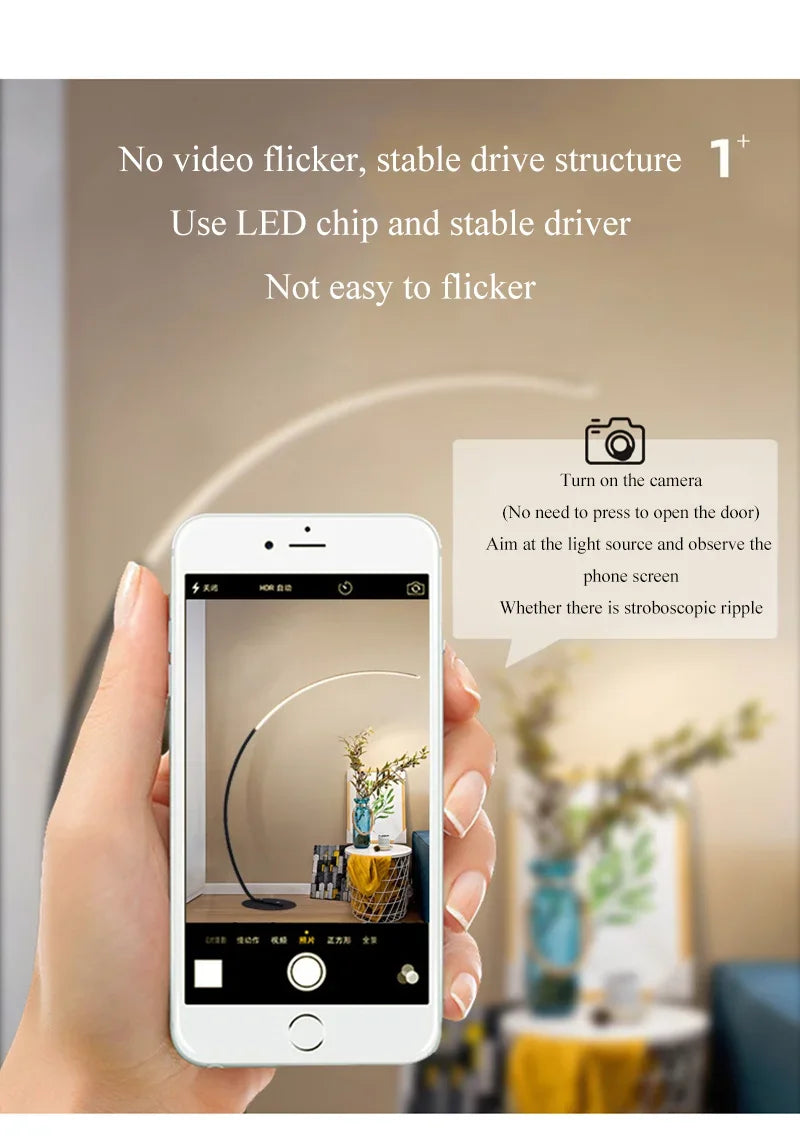 Minimalist Modern Living Room LED Floor Lamps
