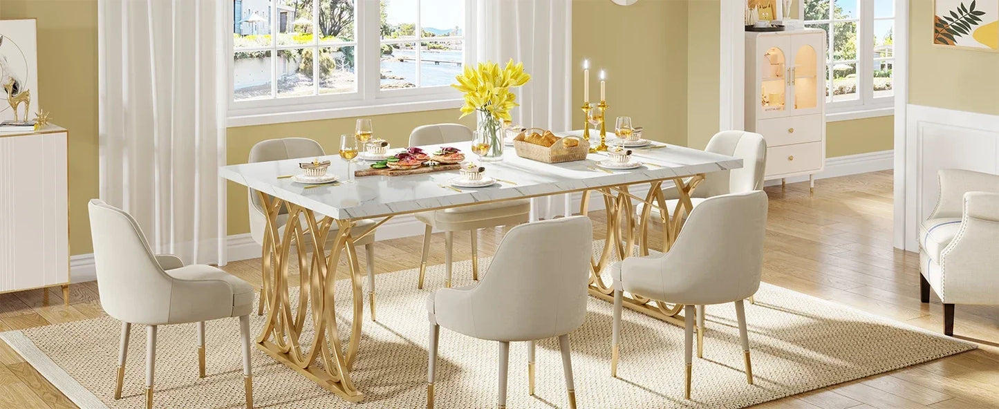 " Large Kitchen Table for 4-6 People