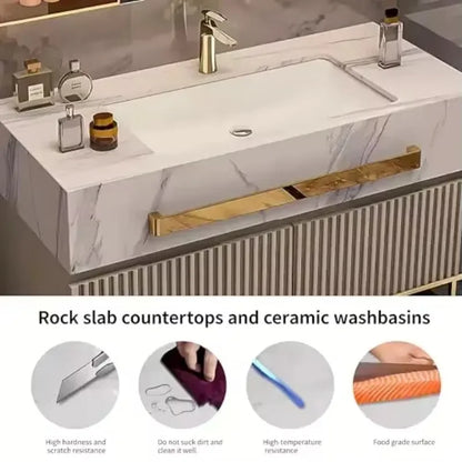 Hot Selling Style Washroom Luxury Wall Vanities