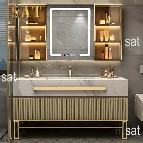Hot Selling Style Washroom Luxury Wall Vanities