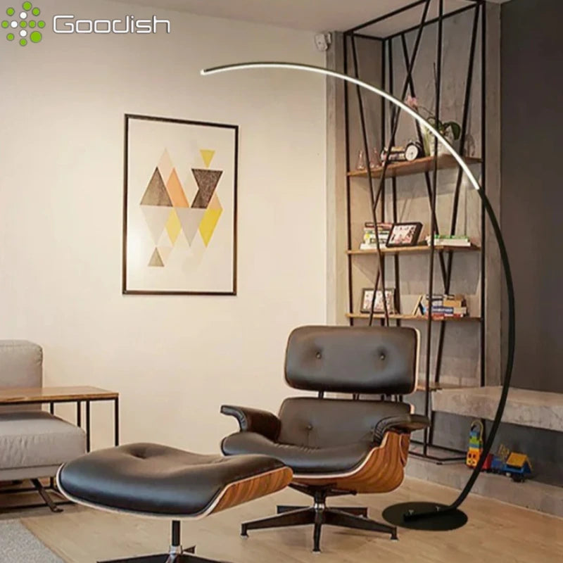 Minimalist Modern Living Room LED Floor Lamps