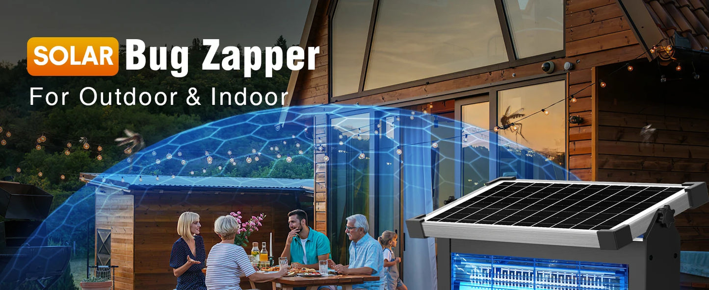 Solar Bug Zapper Outdoor,