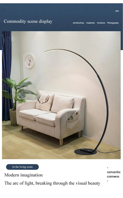 Minimalist Modern Living Room LED Floor Lamps
