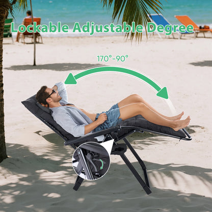 Zero Gravity Set of 2 Portable Recliner