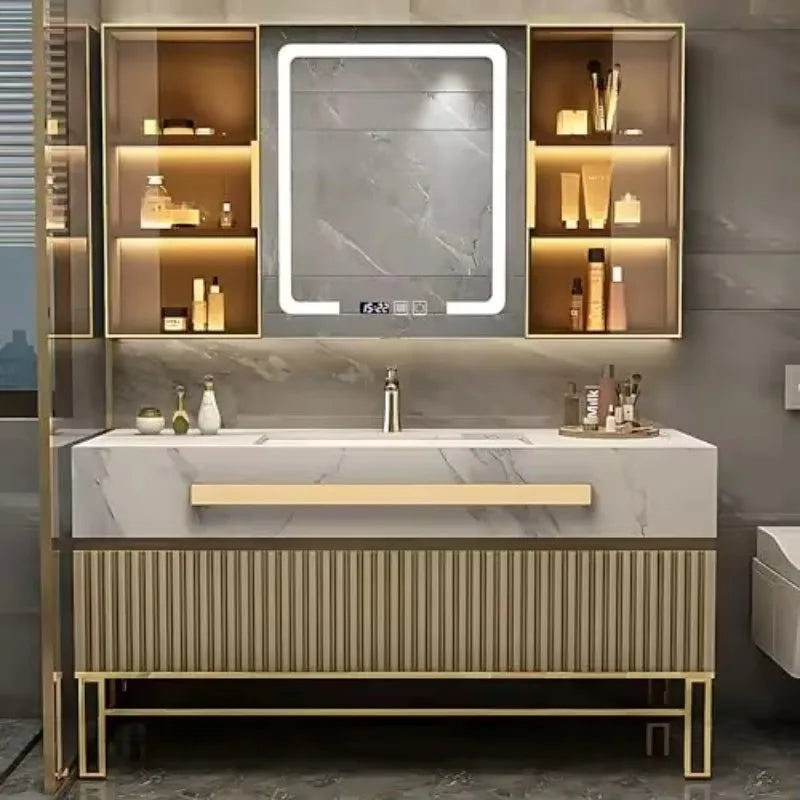 Hot Selling Style Washroom Luxury Wall Vanities