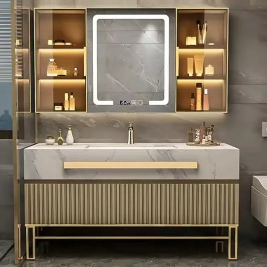 Hot Selling Style Washroom Luxury Wall Vanities