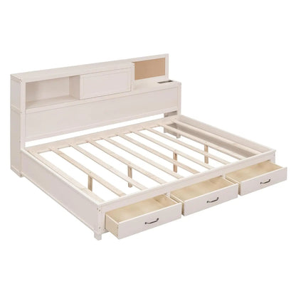 Full Size Daybed with USB Ports