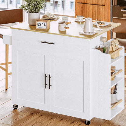 Kitchen Island with Storage,