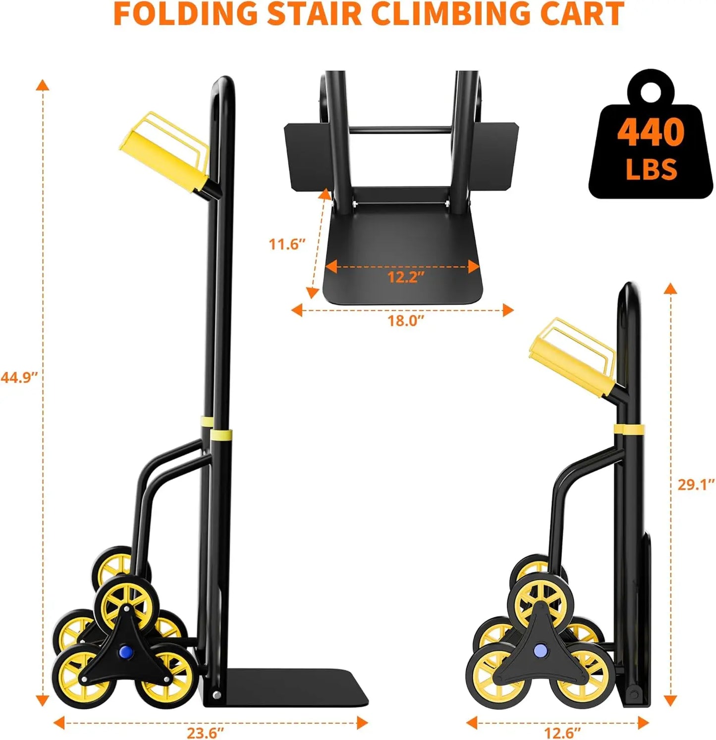 Heavy-Duty Climbing Dolly