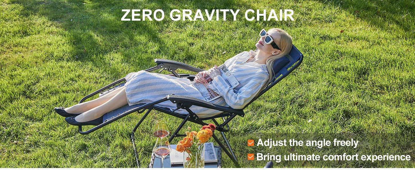 Zero Gravity Set of 2 Portable Recliner