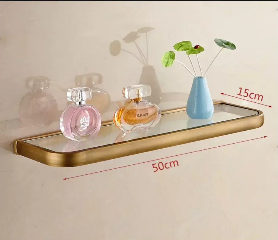 Bathroom Hardware Antique Bronze Bathroom Shelf,