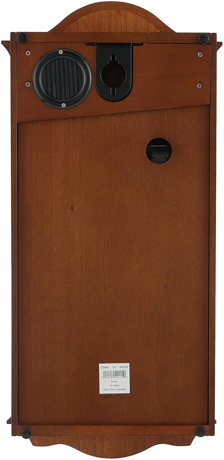 Analog Wooden Chiming Clock,