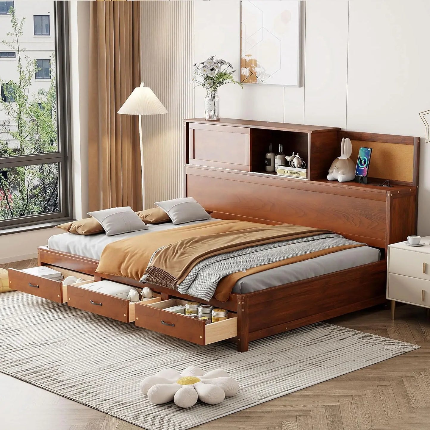 Full Size Daybed with USB Ports