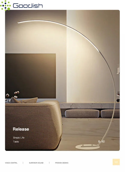 Minimalist Modern Living Room LED Floor Lamps