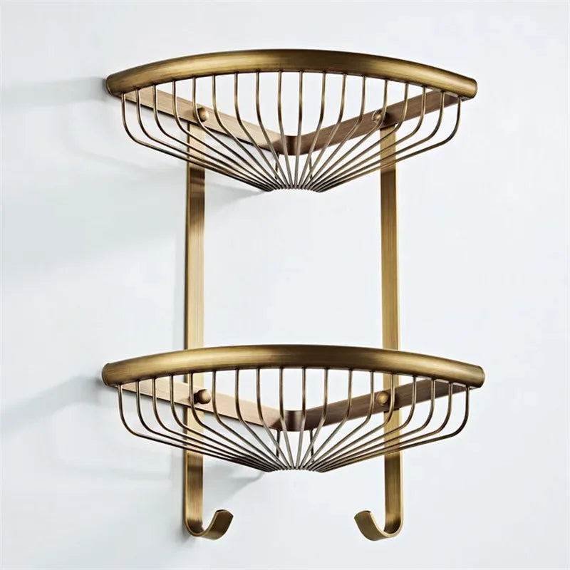 Bathroom Hardware Antique Bronze Bathroom Shelf,