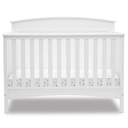 Convertible 4-in-1 Crib for Babies, Grows with Child from Crib to Full Bed, Safe & Sturdy Wood Construction