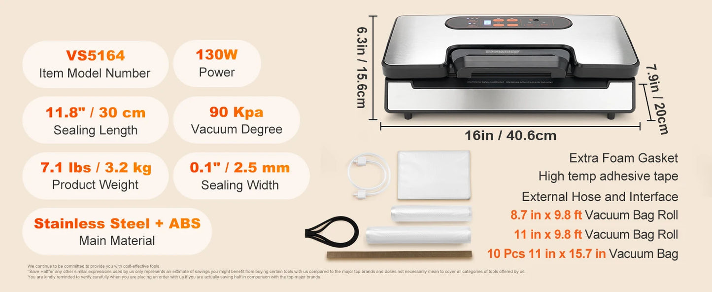 SucceBuy Commercial Vacuum Sealer Machine