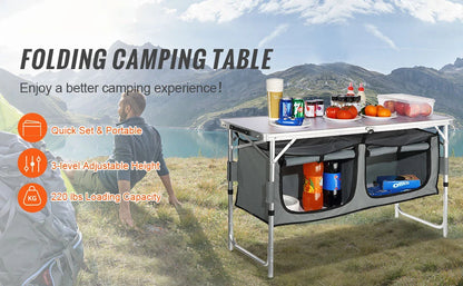 SucceBuy Camping Kitchen Table