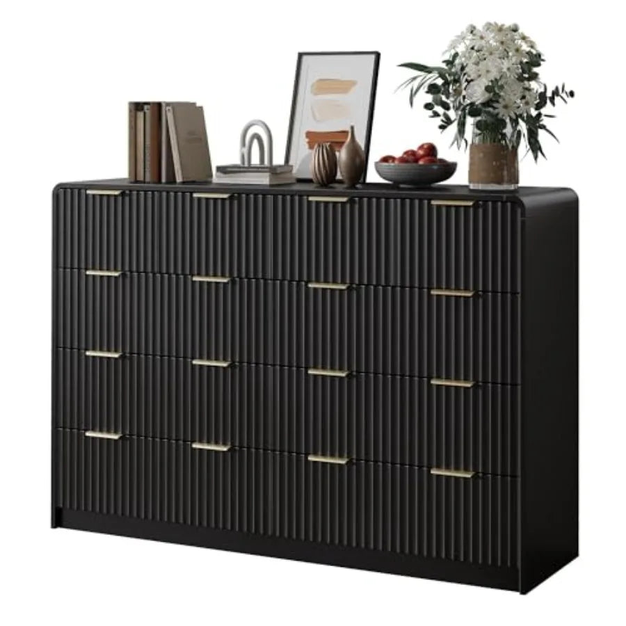 Fluted Dresser for Bedroom