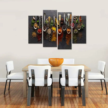 Food Photos Painting On Canvas Stretched Frame