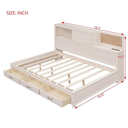 Full Size Daybed with USB Ports