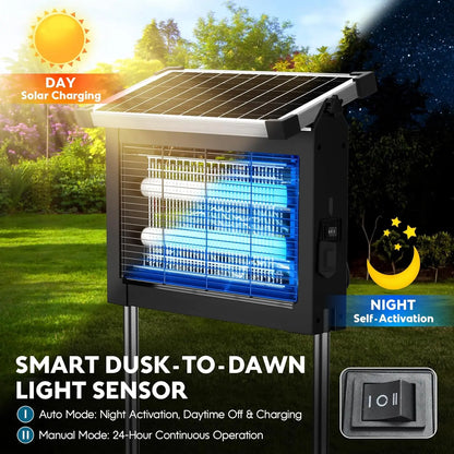 Solar Bug Zapper Outdoor,