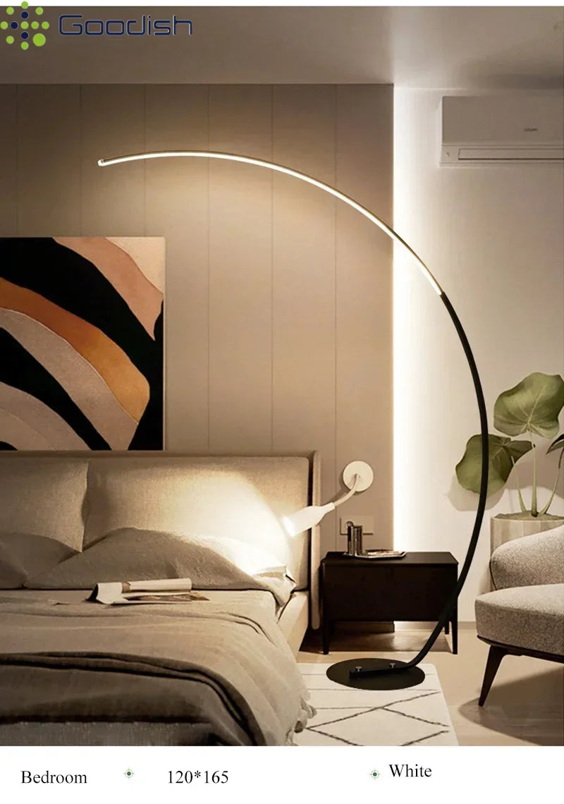 Minimalist Modern Living Room LED Floor Lamps