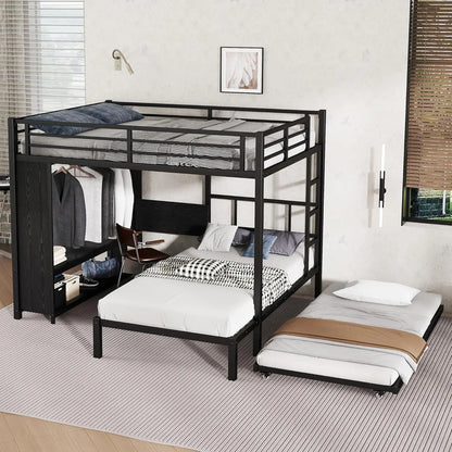 Queen Over Twin Bunk Bed
