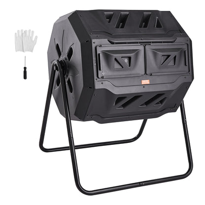 SucceBuy Compost Bin 18.5/37/43Gal