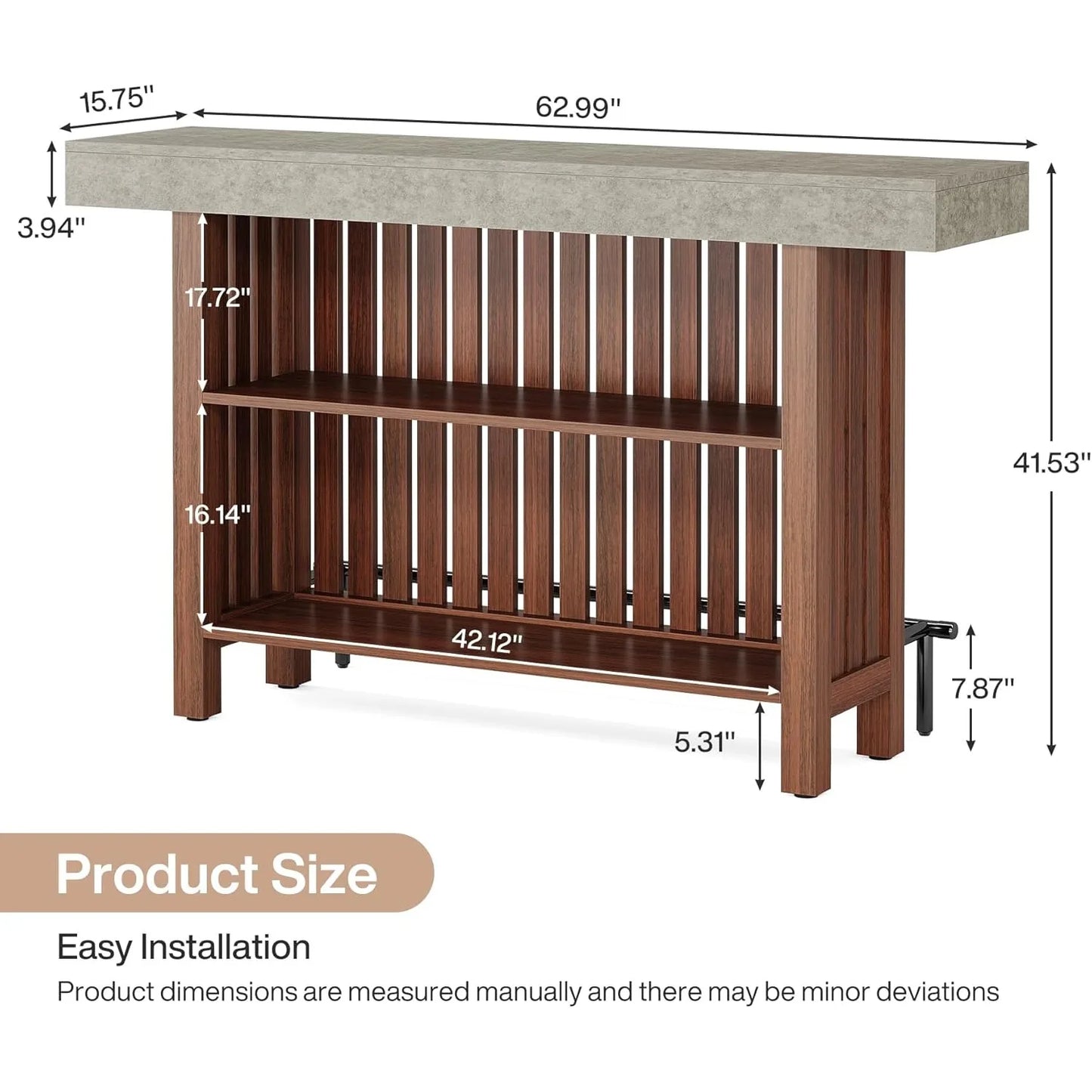 LITTLE TREE 63-Inch Large Home Bar