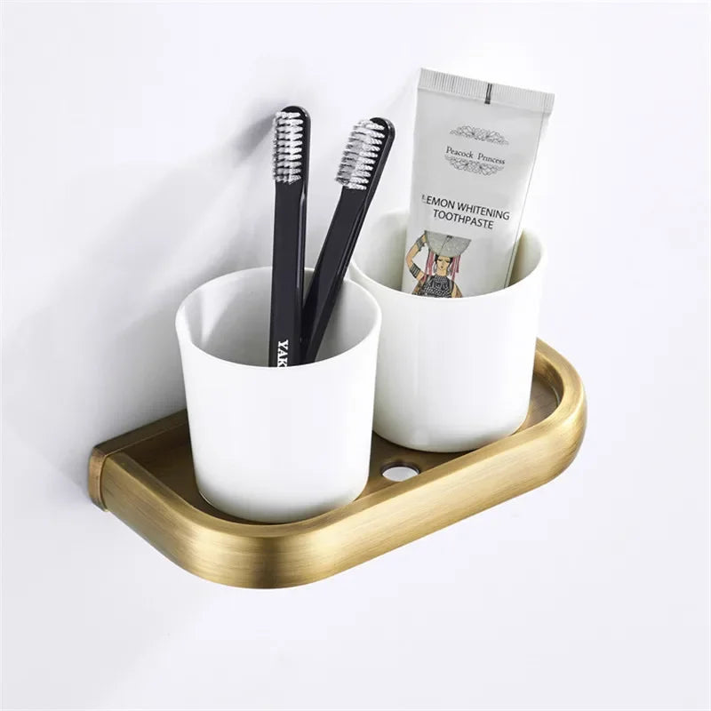 Bathroom Hardware Antique Bronze Bathroom Shelf,