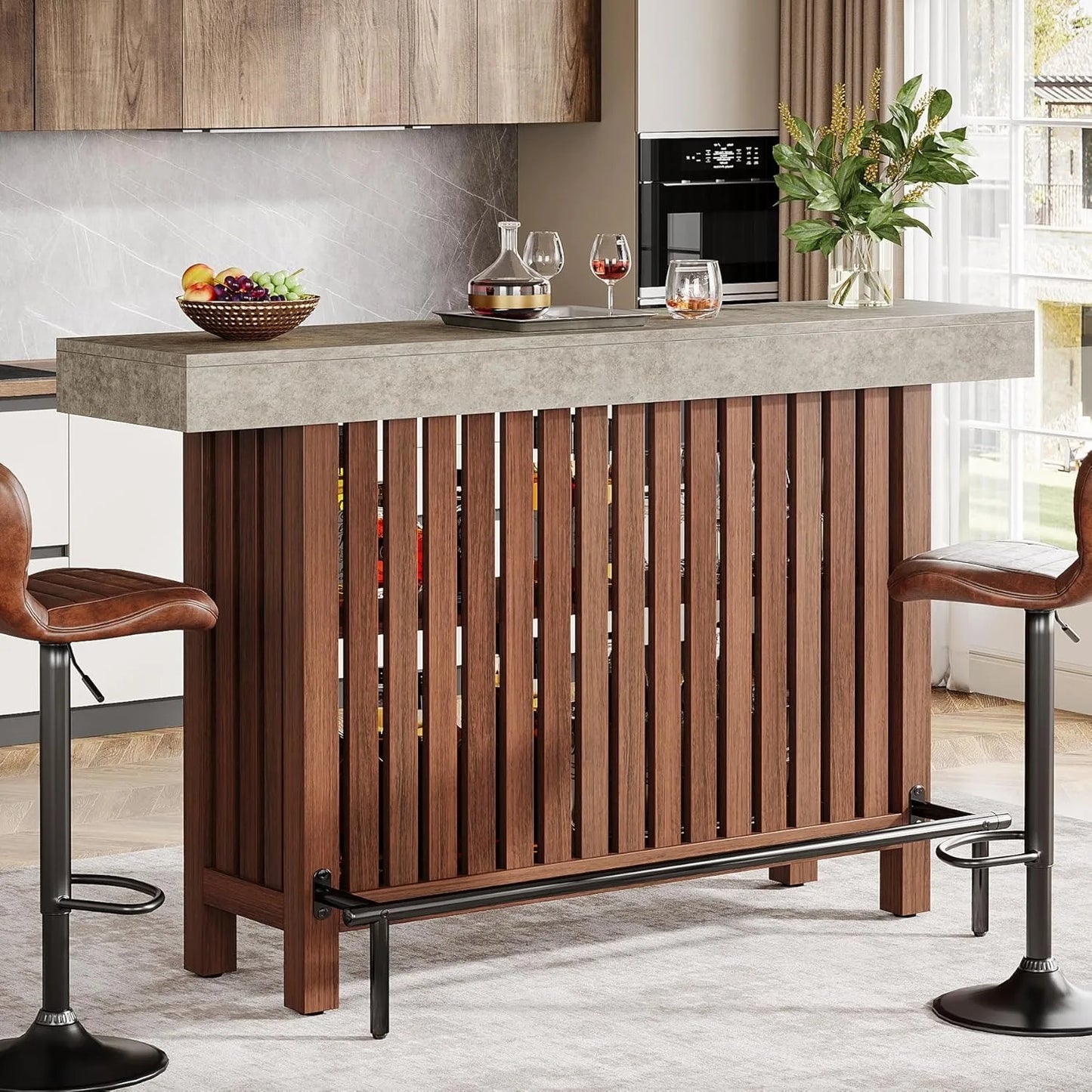 LITTLE TREE 63-Inch Large Home Bar