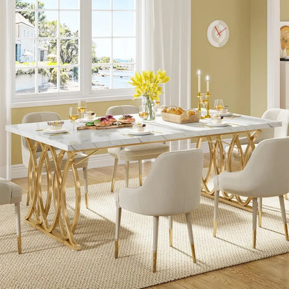 " Large Kitchen Table for 4-6 People